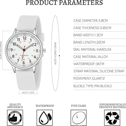 NurseTime – Waterdichte Verpleegstershorloge voor Professionals