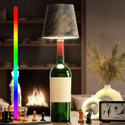 Elegante Verlichtingsfles met Touchbediening en USB Opladen
