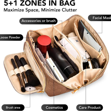 GlamBag - Waterdichte Make-up Reistas met Grote Capaciteit