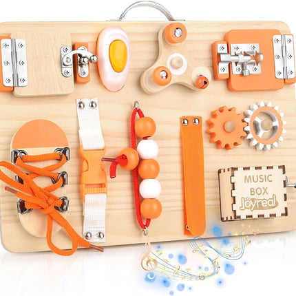 Creatief Houten Activiteitenbord voor Kinderen - Speel & Leer