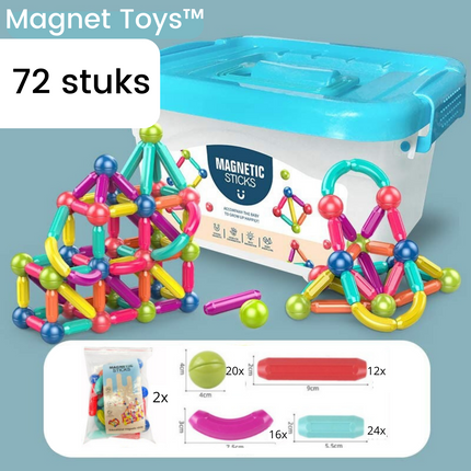 MagnaMaster - Creatieve Magnetische Bouwstenen Set