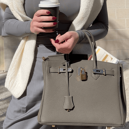 ClassicLeather Bag - Elegante Leren Handtas met Ruimte