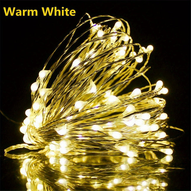 TwinkleWire - USB LED Lichtslinger in Koperdraad