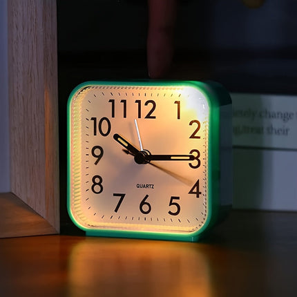 TimeEase - Stijlvolle Wekker met Verlichte Wijzers