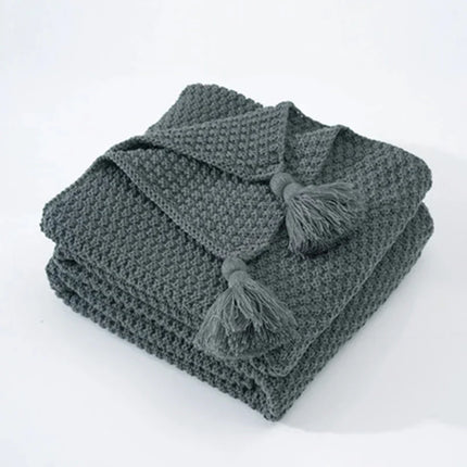 NordicCozy – Handgeweven Woldeken met Franje