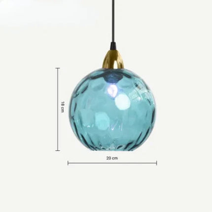 LumiSphere Pendant Light – Elegante Glazen Bolverlichting