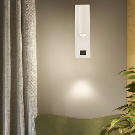ArtiLicht Luxe Wandlamp met Verstelbare LED en USB-Oplaadpoort