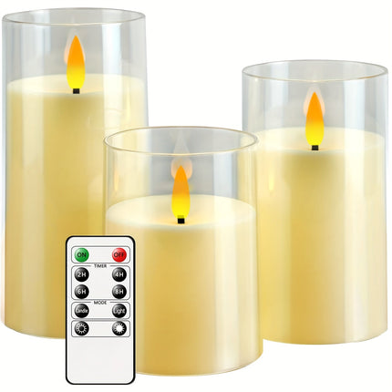 FlamelessGlow - Magische LED Kaarsen Set met Afstandsbediening