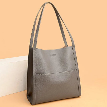 LuxeCarry - Elegante Leren Schoudertas voor Dames