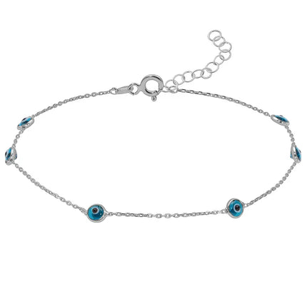 Zahira Multi-Color Eye-Catching Anklet