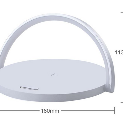 Bowlight Design™ - Stijlvolle 3-in-1 Nachtlamp met Qi-oplader