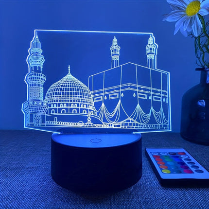 GlowSphere Lamp – 3D Nachtlamp met Afstandsbediening