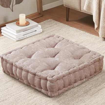 ZenComfort - Luxe Chenille Meditatiekussen voor de Vloer
