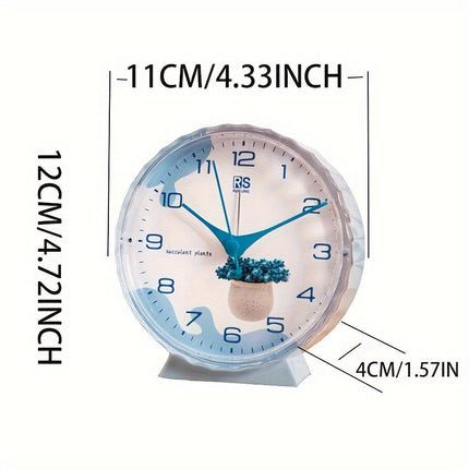 FloraTime Clock - Elegante Bloemenweker met Alarm