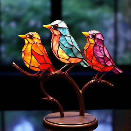 LuxeBird – Handgemaakte Glazen Vogels voor Interieurdecoratie