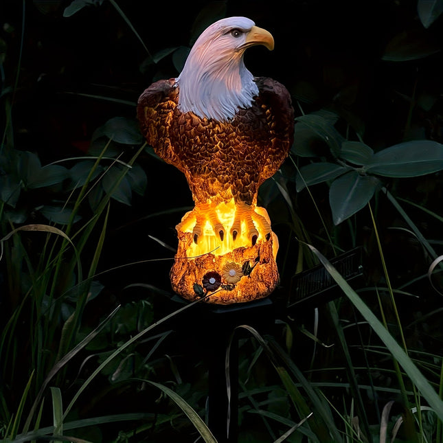 SolarGlow Eagle - Stijlvolle Zonnelamp voor Tuinverlichting