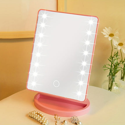 GlowMirror – Draagbare Make-up Spiegel met LED Verlichting