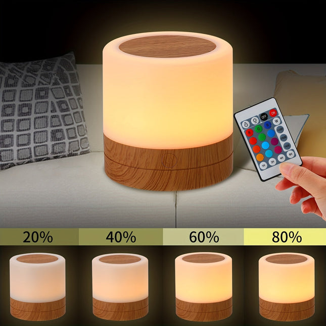 LightAura - RGB Touch Tafellamp met Afstandsbediening