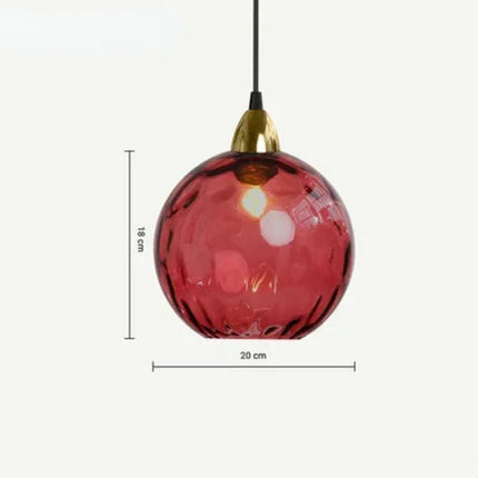 LumiSphere Pendant Light – Elegante Glazen Bolverlichting