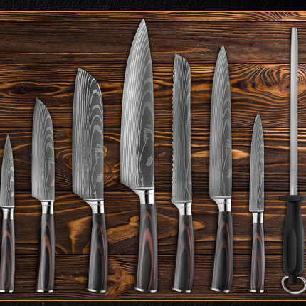 CulinaryMaster - Luxe Japanse Messen Set van 7
