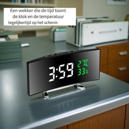 SmartClock - Slimme LED Wekker met USB-Functie