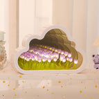 10 Afgewerkte Purple Cloud Mirror Tulip Night Lights