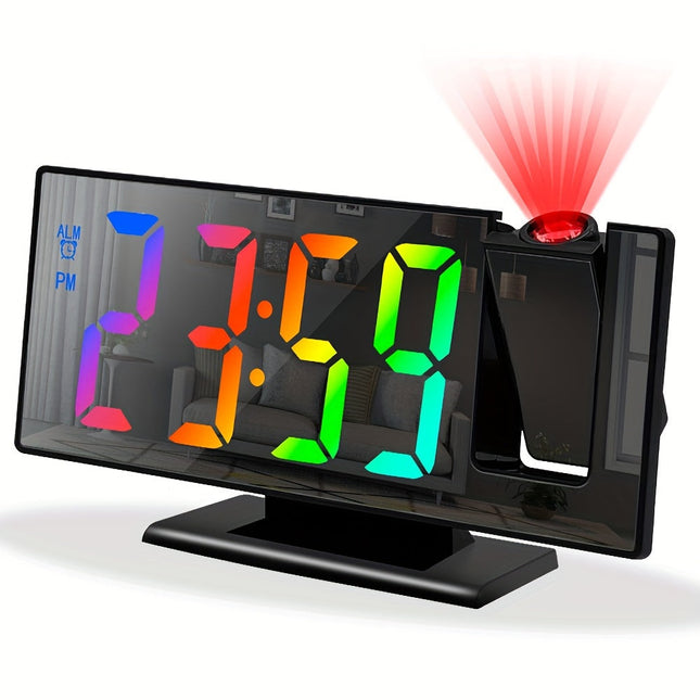 NieNie Alarm - Moderne Spiegelprojectie Wekker met Display