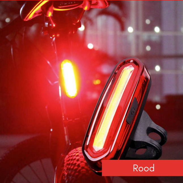 LightUp - Krachtig Oplaadbaar LED Fietsachterlicht