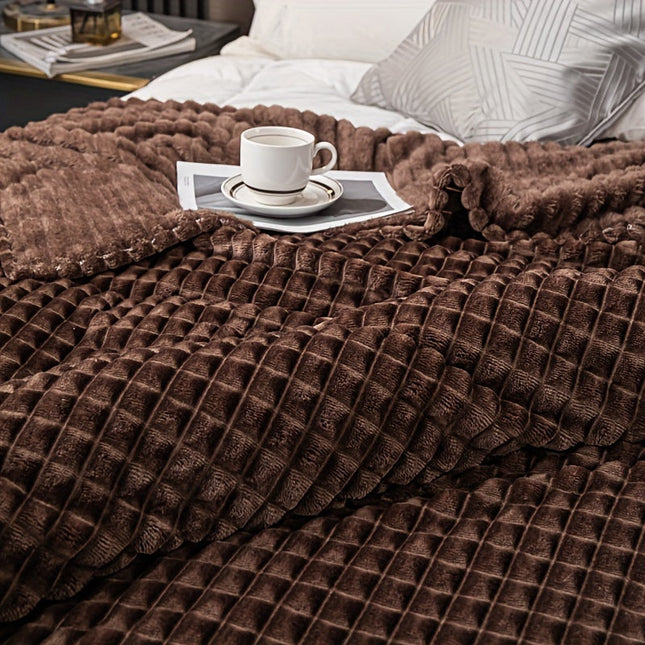 FlannelLuxe – Zachte Fleece Deken voor Comfort