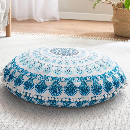 MandalaCushion – Bohemian Meditatie Kussen voor de Vloer