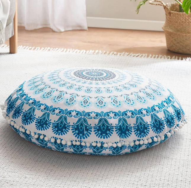 MandalaCushion – Bohemian Meditatie Kussen voor de Vloer
