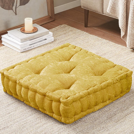 ZenComfort - Luxe Chenille Meditatiekussen voor de Vloer