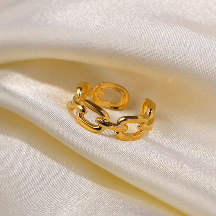 NexaTwist - Trendy Gedraaide Ring Schakel