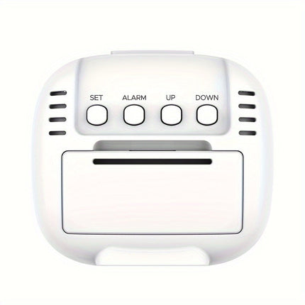 TimeView Clock - Stijlvolle Mini Wekker met Temperatuur