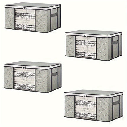 SmartStore - Opvouwbare Opbergzakken Set van 4 voor Kleding en Bedtextiel