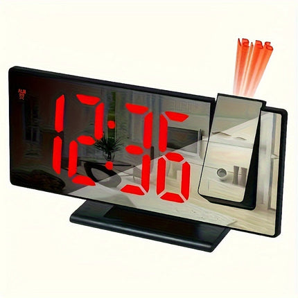 ProTime Clock – Moderne Projectie Wekker met Spiegel