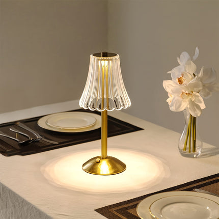 Crystaluxe Lamp - LED Kristallen Tafellamp met Touchfunctie