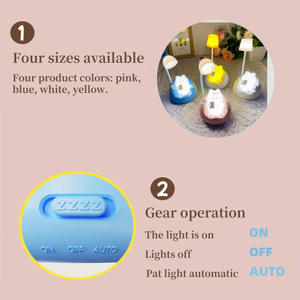 SleepyKitten Lamp - USB Oplaadbare LED Nachtlamp