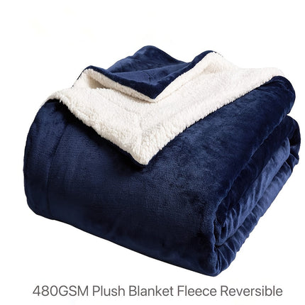 Chique Sherpa Fleece Deken voor Optimaal Comfort