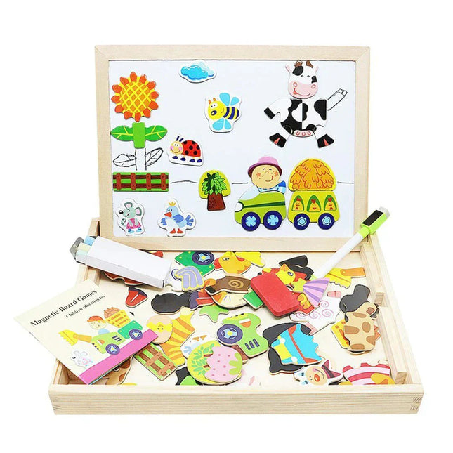 MagniWrite Board – Creatief Dubbelzijdig Tekenbord