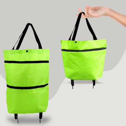 CarryFlex - Praktische 2-in-1 Boodschappentas met Wielen