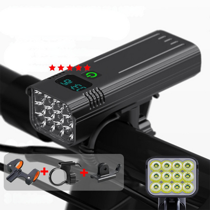LuminousRide - Oplaadbare Fietsverlichting 5000LM