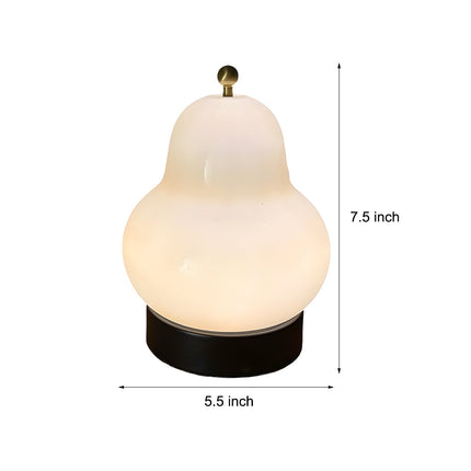 Elegante USB Peervormige Tafellamp met Dimbare LED