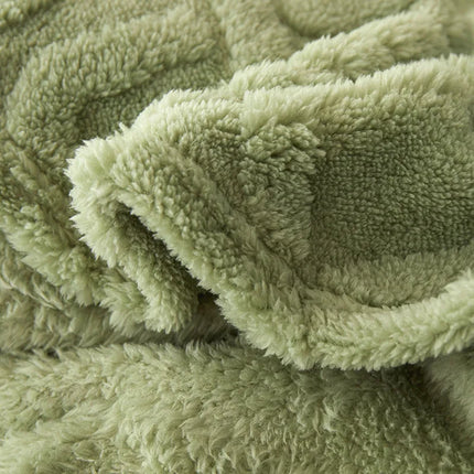 CozyLuxe - Luxe Lamswollen Deken voor Slaapkamer