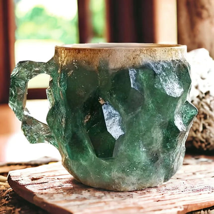 CrystalBrew - Luxe Kristallen Koffiemok voor Thuis