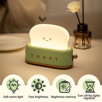 LumiToast - USB LED Tafellamp met Warme Gloed