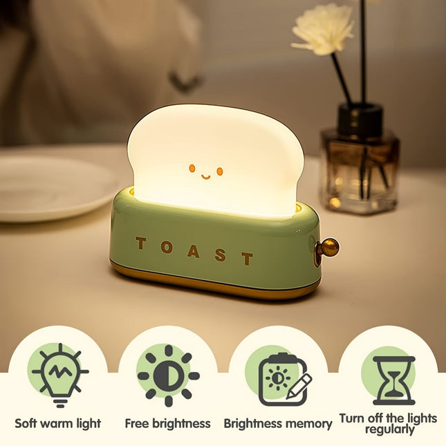 LumiToast - USB LED Tafellamp met Warme Gloed