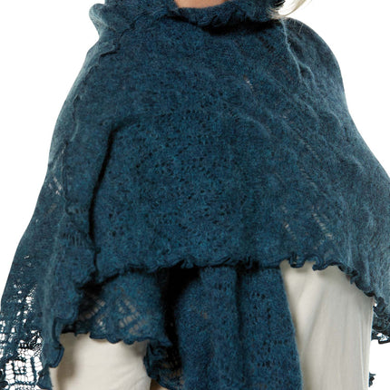 SoftWeave Scarf - Elegant Ajour Strick in Lichte Stof