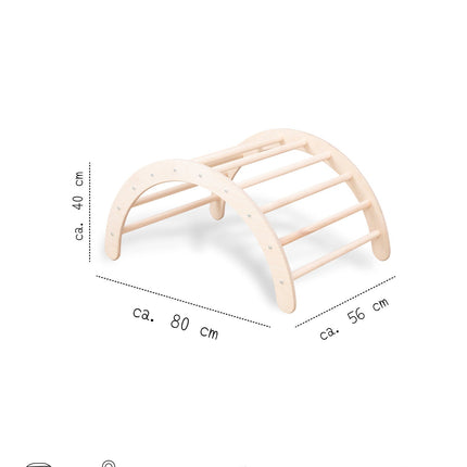 PlayClimb Arch - Houten Klimboog voor Kinderen
