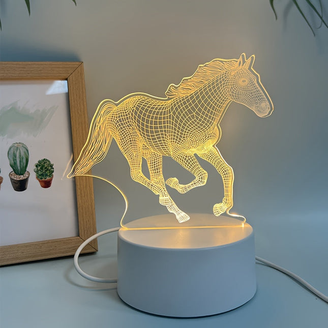 EquineGlow Light - Uniek Paard LED Nachtlampje